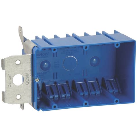 3 gang metal box with bracket|3 gang adjustable plastic box.